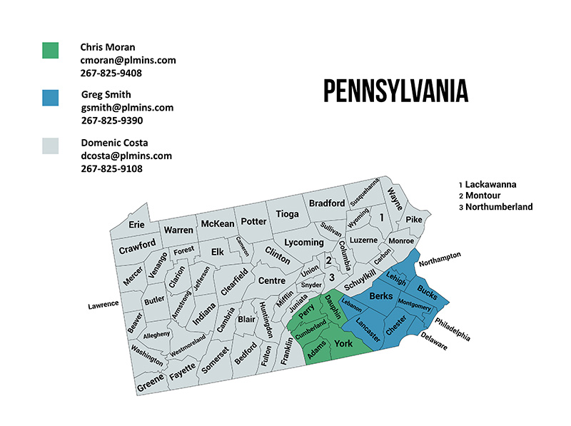 PA PLM BDR Map